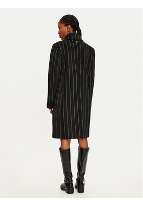 Please Płaszcz przejściowy K0GECU3000 Czarny Regular Fit. Kolor: czarny. Materiał: syntetyk