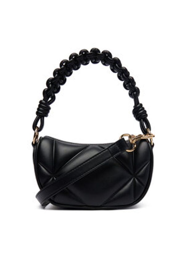 Love Moschino - LOVE MOSCHINO Torebka JC4189PP0NLC0000 Czarny. Kolor: czarny. Materiał: skórzane