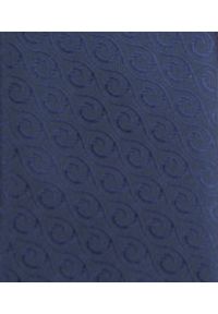 Krawat Męski - Angelo di Monti - Granat, Jednokolorowy Wzór. Kolor: niebieski. Materiał: tkanina. Styl: elegancki, wizytowy #4