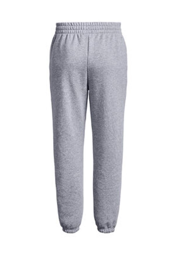 Under Armour Spodnie dresowe Essential Fleece Joggers 1373034 Szary Regular Fit. Kolor: szary. Materiał: dresówka, bawełna
