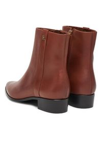 TOMMY HILFIGER - Tommy Hilfiger Botki FW0FW08980 Brązowy. Kolor: brązowy. Materiał: skóra #3