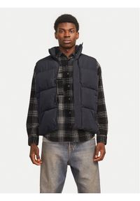 Jack & Jones - Jack&Jones Kamizelka Bradley 12256981 Czarny Regular Fit. Kolor: czarny. Materiał: syntetyk