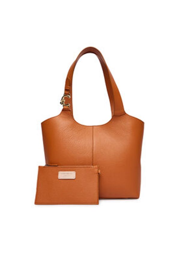 Coccinelle Torebka SHA Coccinelle C-Easy E1 SHA 11 02 01 Brązowy. Kolor: brązowy. Materiał: skórzane