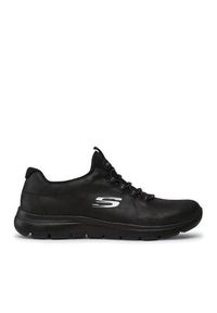 skechers - Skechers Sneakersy Itz Bazik 88888301/BBK Czarny. Kolor: czarny. Materiał: skóra #4