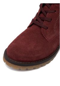 Lasocki Trzewiki CEO-WI16-GIRO-08 Bordowy. Kolor: czerwony. Materiał: zamsz, skóra #8