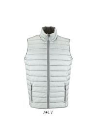 SOL'S - Kurtka puchowa bez rękawów Sol's Wave. Kolor: szary. Materiał: puch. Długość rękawa: bez rękawów #1