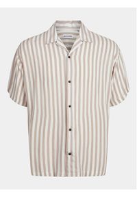 Jack & Jones - Jack&Jones Koszula Jeff 12249367 Beżowy Relaxed Fit. Kolor: beżowy. Materiał: wiskoza #7