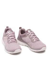 skechers - Skechers Sneakersy Quick Path 12607/LAV Różowy. Kolor: różowy. Materiał: materiał