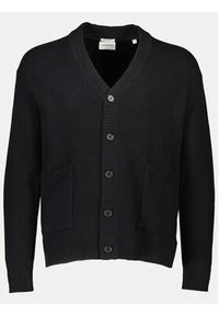 Lindbergh Kardigan 30-800223 Czarny Comfort Fit. Kolor: czarny. Materiał: wełna #2