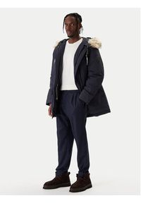 GANT - Gant Parka 7006570 Granatowy Regular Fit. Kolor: niebieski. Materiał: bawełna #5