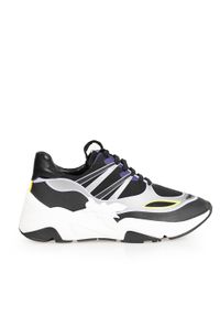 Patrizia Pepe Sneakersy | 2V9991/A6Q4 | Kobieta | Czarny, Wielokolorowy. Kolor: czarny, wielokolorowy. Materiał: tkanina, skóra. Wzór: aplikacja
