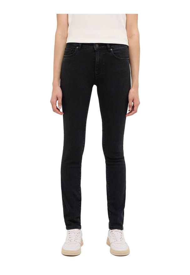 Damskie Spodnie jeansowe Mustang Style Shelby Slim Denim Black 1015564 4000 802