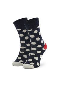 Happy-Socks - Happy Socks Skarpety Wysokie Dziecięce KBDO01-6501 Granatowy. Kolor: niebieski. Materiał: materiał #1