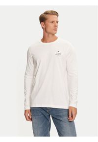 TOMMY HILFIGER - Tommy Hilfiger Longsleeve MW0MW36501 Biały Regular Fit. Kolor: biały. Materiał: bawełna. Długość rękawa: długi rękaw