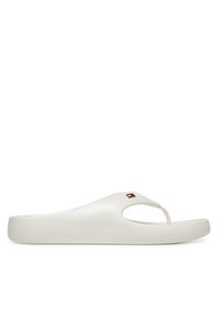 TOMMY HILFIGER - Tommy Hilfiger Japonki Th Comfort Beach Sandal FW0FW08522 Biały. Kolor: biały. Materiał: syntetyk #2