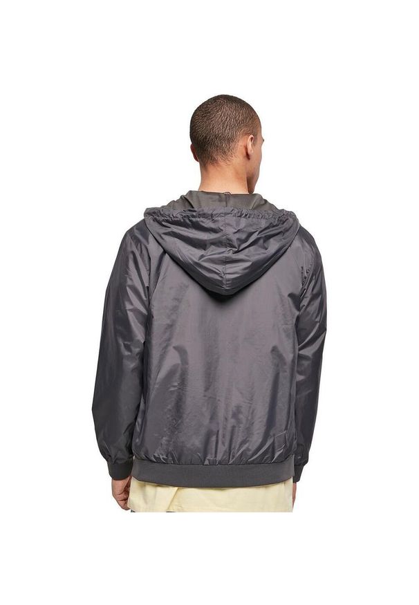 BUILD YOUR BRAND - Kurtka Windrunner Dla Dorosłych Unisex. Kolor: szary