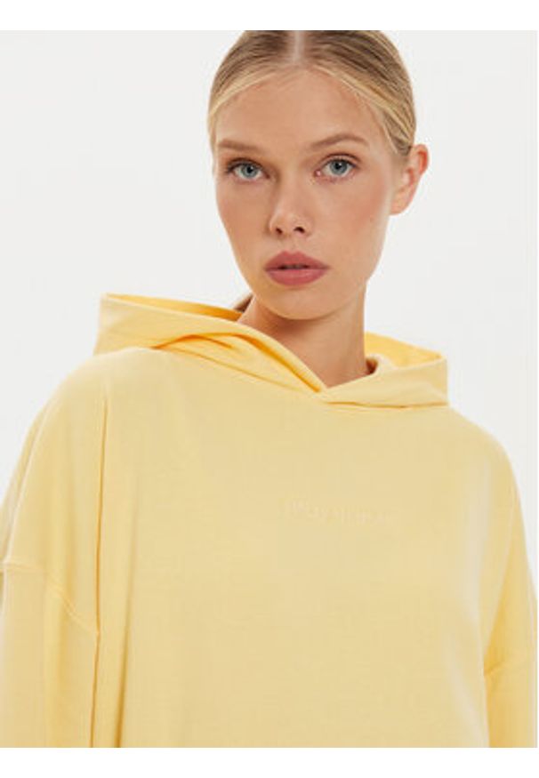 Helly Hansen Bluza Allure 53981 Żółty Relaxed Fit. Kolor: żółty. Materiał: bawełna