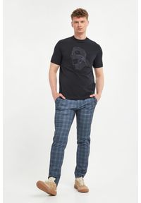 Karl Lagerfeld - T-shirt męski z haftem KARL LAGERFELD. Wzór: haft #5