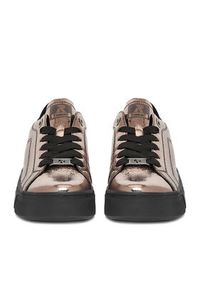 Rieker Sneakersy W2601-91 Złoty. Kolor: złoty. Materiał: skóra, lakier #7