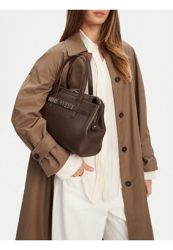 Nine West Torebka EO-Manhattan-Muse-II-LX10197 Brązowy. Kolor: brązowy