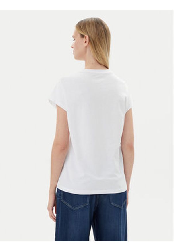 Guess T-Shirt W5YI14 I3Z14 Biały Regular Fit. Kolor: biały. Materiał: bawełna