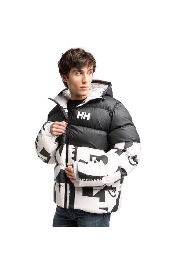 Kurtka zimowa męska Helly Hansen Active Puffy. Kolor: czarny, biały, wielokolorowy. Sezon: zima