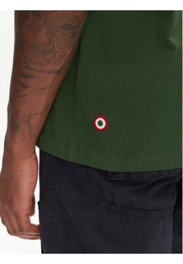 Aeronautica Militare T-Shirt 251TS2391J592 Zielony Regular Fit. Kolor: zielony. Materiał: bawełna