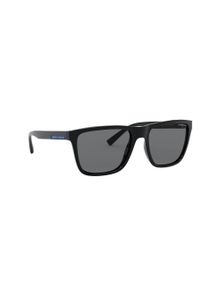 Armani Exchange okulary przeciwsłoneczne 0AX4080S męskie kolor czarny. Kształt: prostokątne. Kolor: czarny #6