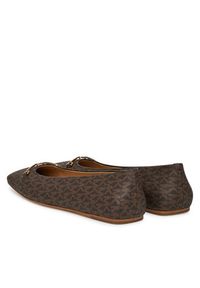 MICHAEL Michael Kors Baleriny Lena 40S5LEFP1B Brązowy. Kolor: brązowy. Materiał: skóra #4