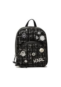 Karl Lagerfeld - KARL LAGERFELD Plecak 226W3080 Czarny. Kolor: czarny. Materiał: skóra #1
