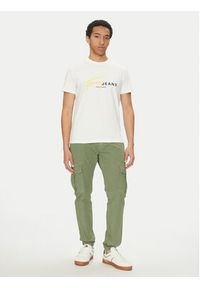 Tommy Jeans Joggery Ryan DM0DM20284 Zielony Regular Fit. Kolor: zielony. Materiał: bawełna #4