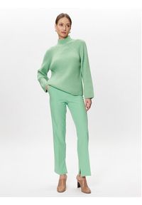 Gina Tricot Sweter Felicia 18448 Zielony Regular Fit. Kolor: zielony. Materiał: syntetyk