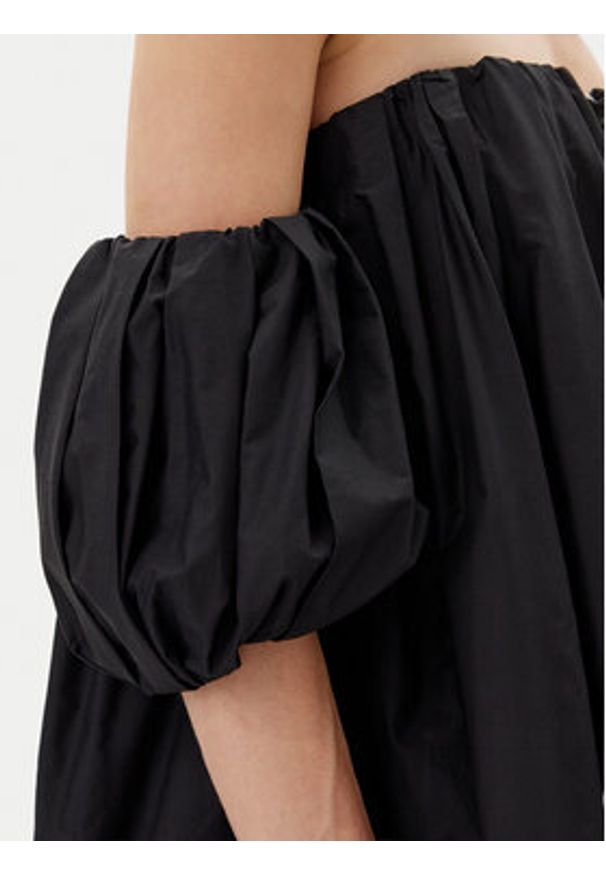 Pinko - PINKO Sukienka letnia 105211 A2LD Z99 Czarny Regular Fit. Kolor: czarny. Materiał: bawełna. Sezon: lato