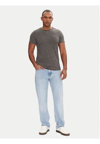 Tommy Jeans T-Shirt Jaspe DM0DM09586 Szary Slim Fit. Kolor: szary. Materiał: bawełna, syntetyk #2
