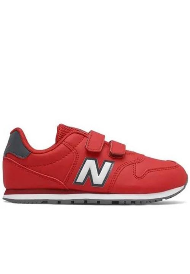 Buty do chodzenia dla dzieci New Balance 500. Zapięcie: rzepy. Kolor: czerwony. Materiał: materiał, tkanina, syntetyk. Szerokość cholewki: normalna. Sport: turystyka piesza