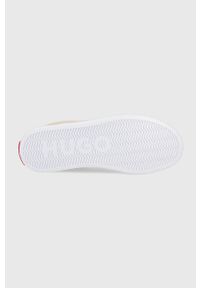 Hugo - HUGO tenisówki Dyer 50470206.272 damskie kolor beżowy. Nosek buta: okrągły. Kolor: beżowy. Szerokość cholewki: normalna #4