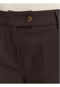 Marella Spodnie materiałowe Ghinea 2625136081 Brązowy ciemny Straight Fit. Kolor: brązowy. Materiał: syntetyk #2