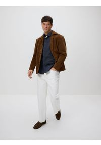 Reserved - Jeansowa koszula slim fit - granatowy. Kolor: niebieski. Materiał: jeans #1