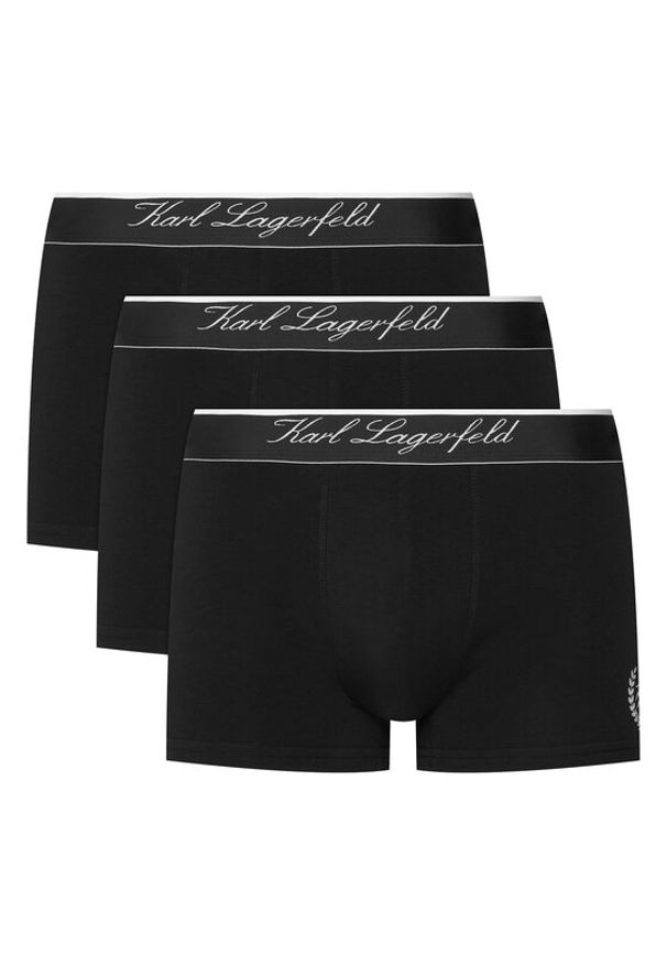 Karl Lagerfeld Jeans Komplet bokserek B1M47009 Czarny. Kolor: czarny. Materiał: bawełna