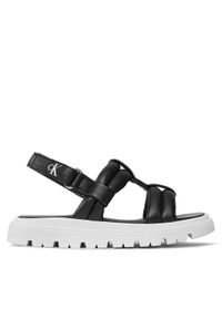 Calvin Klein Jeans Sandały Sandal V4A2-80514-1614 Czarny. Kolor: czarny. Materiał: skóra