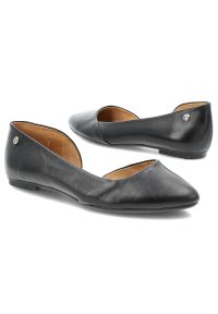 Baleriny damskie Maciejka płaskie i ze skóry licowej czarne 02445-20/00-5. Okazja: na co dzień. Kolor: czarny. Materiał: skóra. Styl: casual, elegancki #2