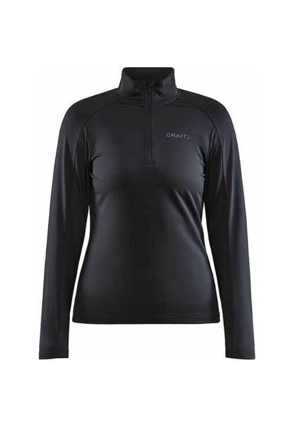 Koszulka treningowa damska Craft Core Gain Midlayer. Kolor: czarny. Długość rękawa: długi rękaw. Długość: długie