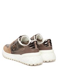 Pinko - PINKO Sneakersy Gem 07 SS0055P106 Brązowy. Kolor: brązowy. Materiał: materiał