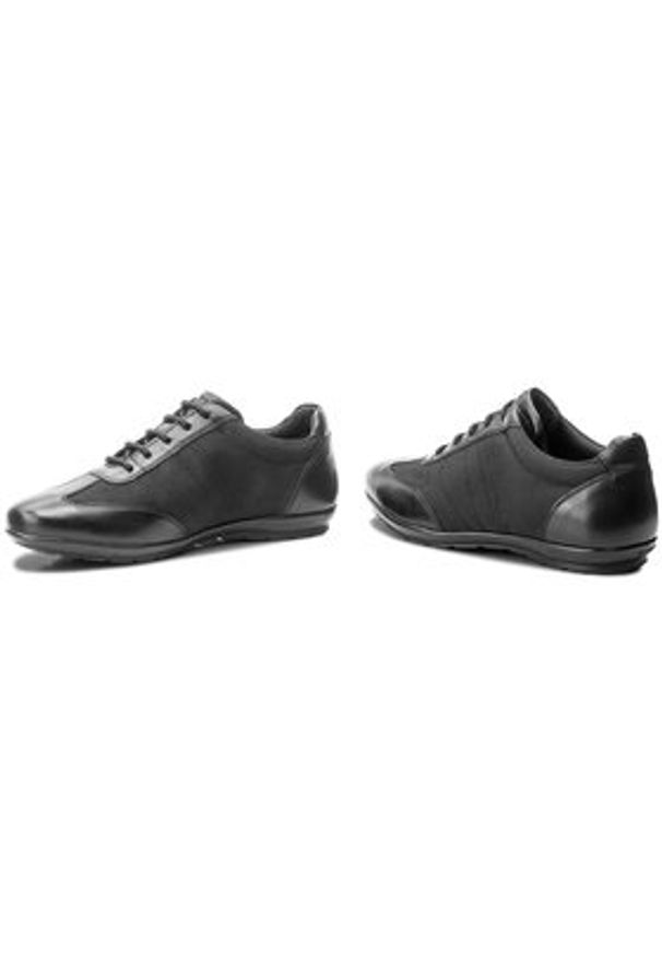 Geox Półbuty U Symbol B U74A5B 01143 C9999 Czarny. Kolor: czarny. Materiał: materiał
