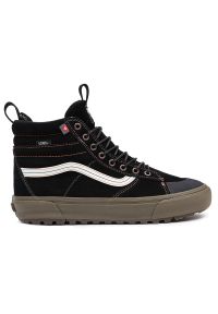 Buty Vans Sk8-Hi MTE-2 VN0A5KYCZF51 - czarne. Kolor: czarny. Materiał: guma, syntetyk, zamsz, materiał, skóra. Szerokość cholewki: normalna. Technologia: Primaloft. Sezon: jesień. Model: Vans SK8