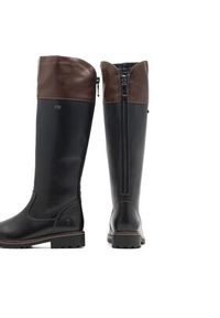 Remonte Oficerki R6581-02 Czarny. Kolor: czarny. Materiał: skóra #5