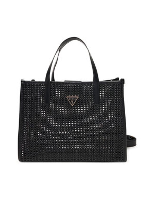 Guess Torebka Brigitta HWWZ72 06230 Czarny. Kolor: czarny. Materiał: skórzane