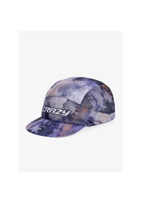 CRAZY - Czapka do biegania Crazy Pacman Cap Run - pine tree. Kolor: niebieski