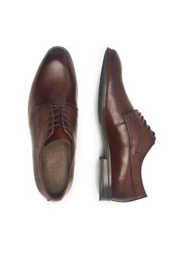 Lasocki Półbuty MI08-BRYAN-04 Brązowy. Kolor: brązowy. Materiał: skóra