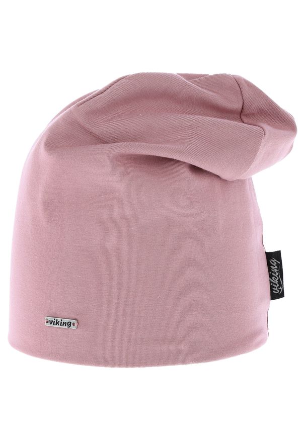 Czapka damska przejściowa Viking Mila Lady, bawełniana. Kolor: różowy. Materiał: bawełna. Styl: sportowy